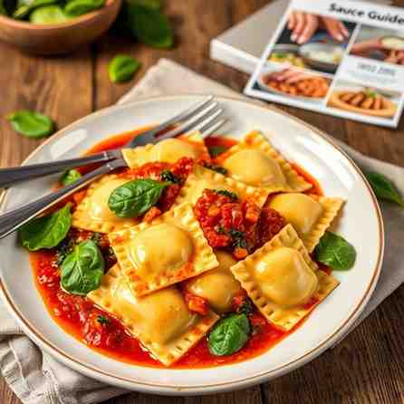 Homemade Spinach Ricotta Ravioli + Sauce Guide